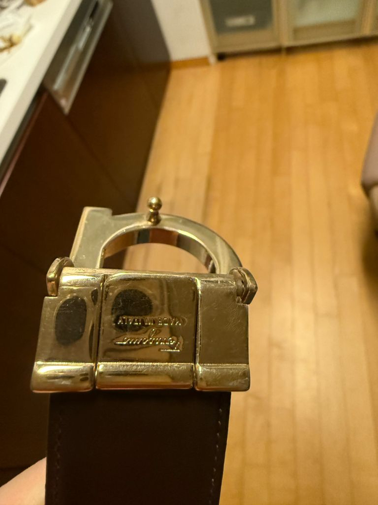 페라가모금장벨트--1