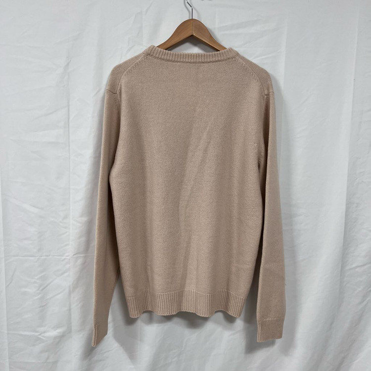 메종키츠네 빅폭스 헤드 풀오버 니트 베이지 (새상품) 이미지