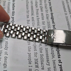 빈티지 라도 18mm 러그날개형 바둑이 메탈 브레이슬릿 시계줄 이미지