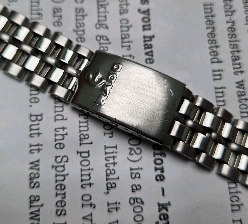 빈티지 라도 18mm 러그날개형 바둑이 메탈 브레이슬릿 시계줄 이미지