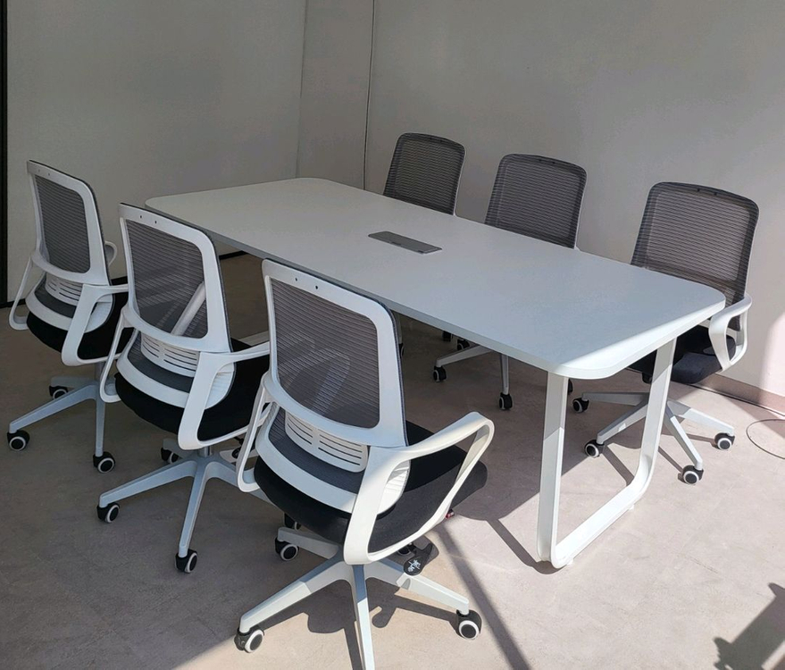 회의용테이블 회의용의자 파티션 책상 의자 원탁 서랍 책장 수납장 원형테이블 탁자--4