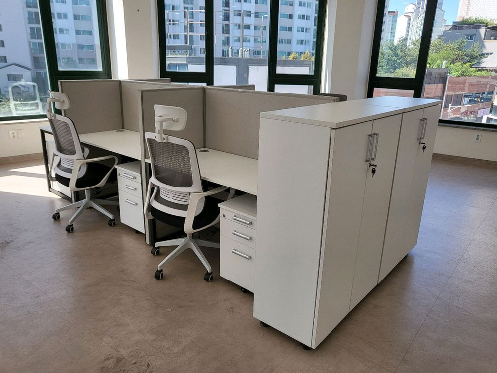 회의용테이블 회의용의자 파티션 책상 의자 원탁 서랍 책장 수납장 원형테이블 탁자--6