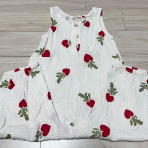 꼬숑 순무 바디수트 L