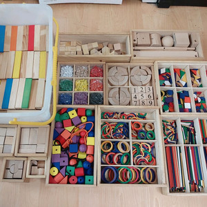 가베, 원목 블럭 장난감 세트