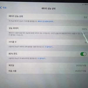 아이패드 프로 11 m4 셀룰러 512기가 스페이스그레이 배터리100 매직키보드 같이 판매합니다