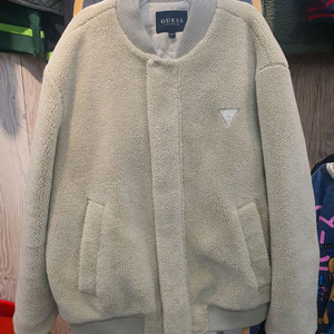 게스(GUESS) 덤블 보머 자켓 베이지 XL (상태 좋음) 이미지