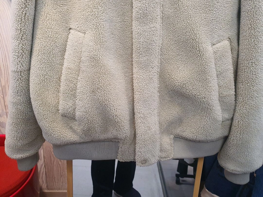 게스(GUESS) 덤블 보머 자켓 베이지 XL (상태 좋음) 이미지
