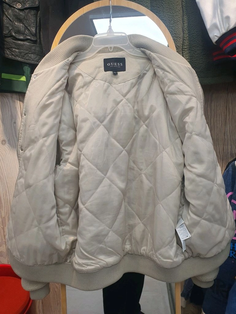 게스(GUESS) 덤블 보머 자켓 베이지 XL (상태 좋음) 이미지
