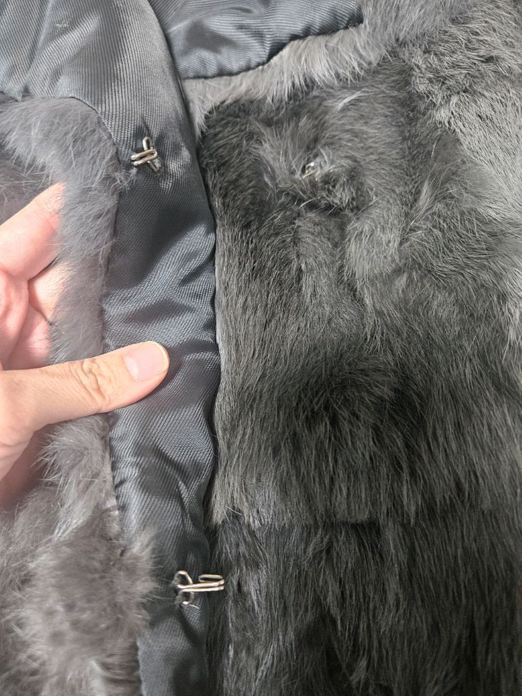 리얼퍼 베스트 털조끼 토끼털--7