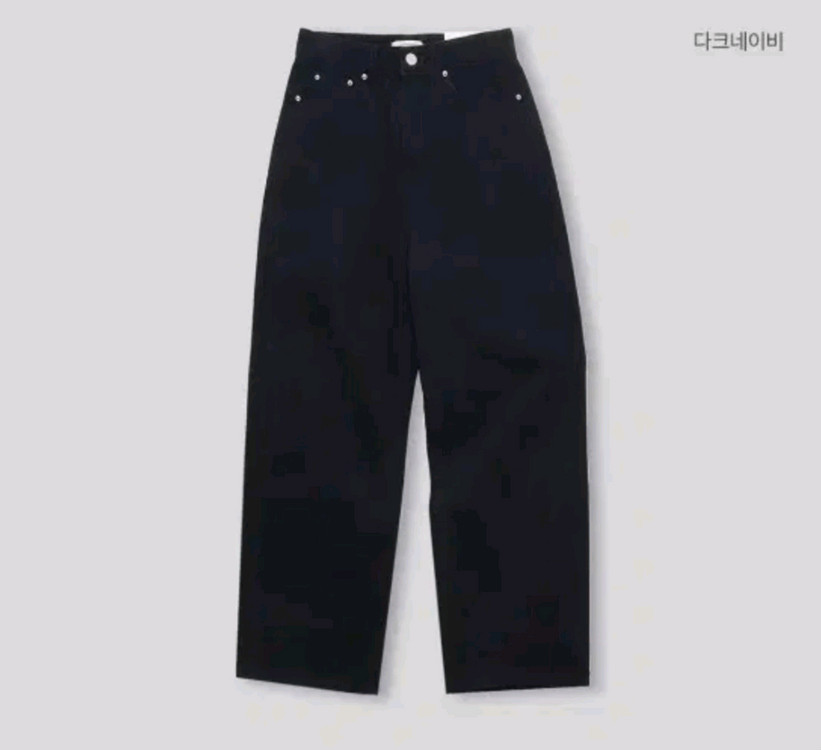 98도씨 클린 양기모 와이드팬츠 다크네이비 이미지