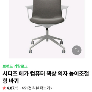 시디즈 에가데일리 의자