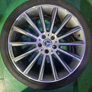벤츠 CLS(W218) 19인치 순정 AMG 마차휠 휠타이어 세트 (TPMS, 휠캡 포함)