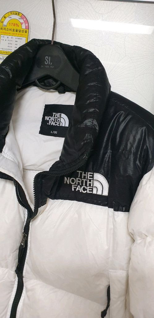 노스페이스 여성 눕시 크롭패딩 L--5