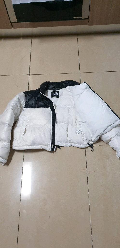 노스페이스 여성 눕시 크롭패딩 L--6