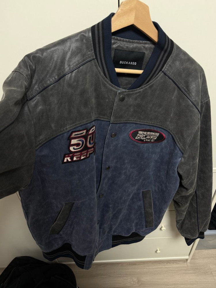 버커루 바시티 패딩 점퍼 B234LI370P (L/100) 거의 새상품 이미지