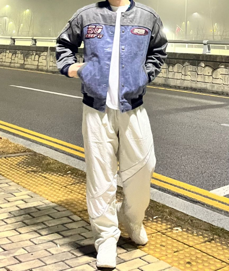 버커루 바시티 패딩 점퍼 B234LI370P (L/100) 거의 새상품 이미지