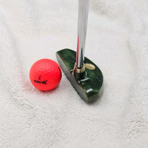 초희귀 소장용 뉴질랜드 천연 Jade 수제 옥퍼터 황동퍼터 이미지