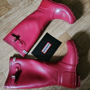 헌터 레인부츠 유광 톨 240