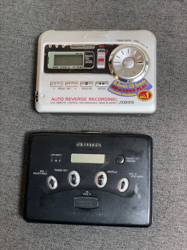 아이와 워크맨 2개 세트 수리용 부품용--0