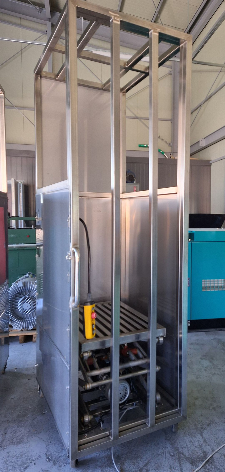 스텐 유압테이블 리프트 스텐 2단로라--3