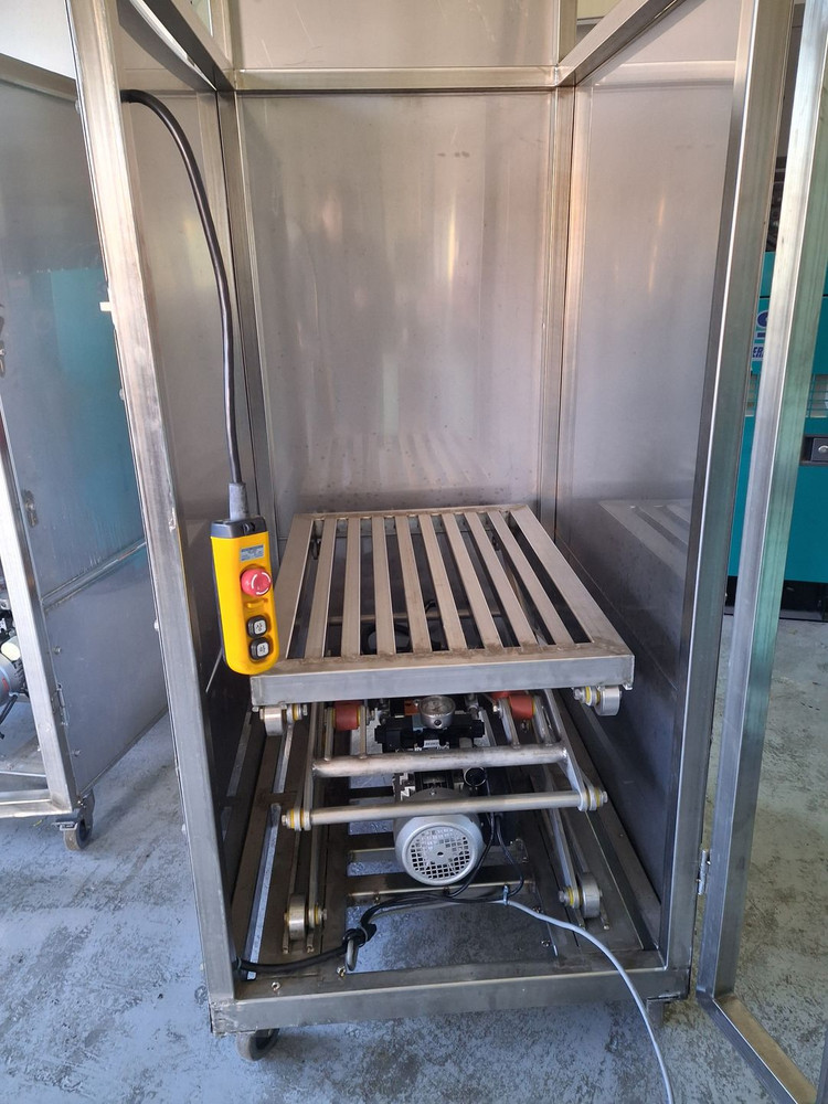 스텐 유압테이블 리프트 스텐 2단로라--2