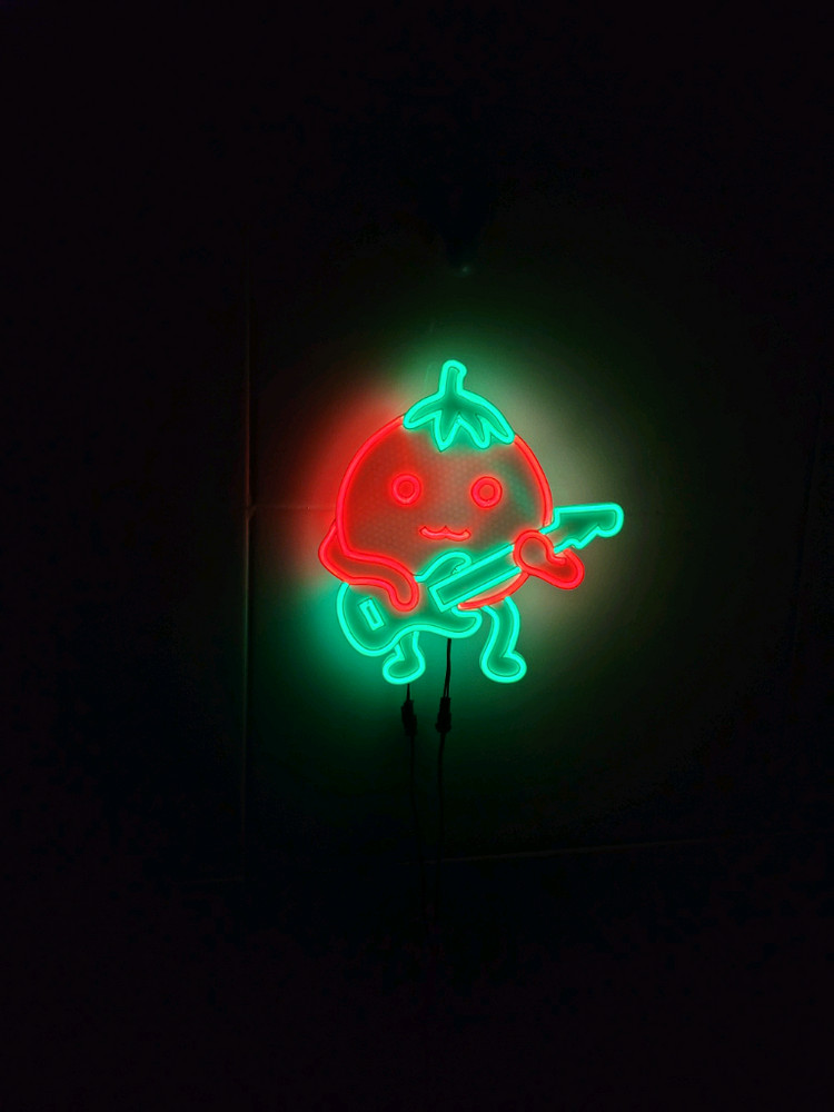 토마토 기타 네온사인 led 램프 조명 이미지