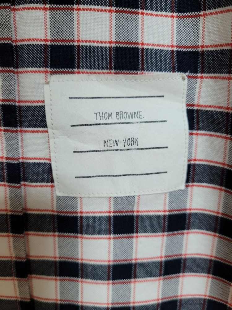 [1] 톰브라운 옥스포드 삼선 체크 셔츠 220518--3