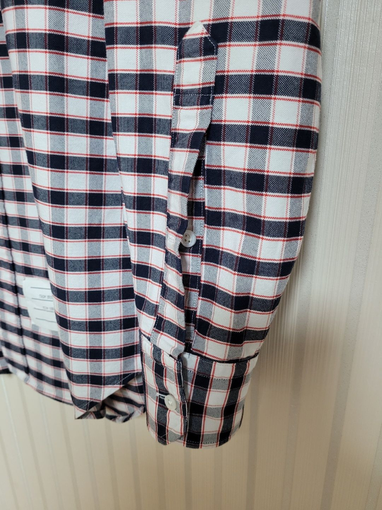 [1] 톰브라운 옥스포드 삼선 체크 셔츠 220518--4