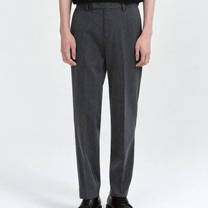 [27] 무신사 스탠다드 릴렉스드 테이퍼드 히든 밴딩 크롭 슬랙스 - 미디엄 그레이