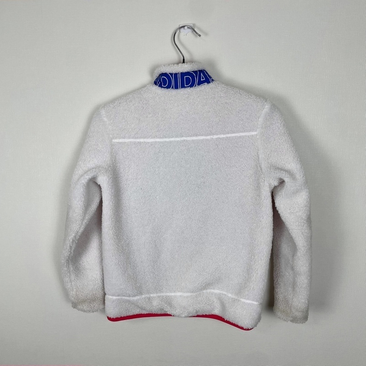 아디다스/양면 핑크 뽀글이 점퍼 자켓 아동140/라덴--6