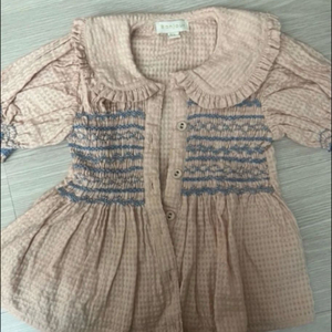 봉주르 다이어리 블라우스 6y