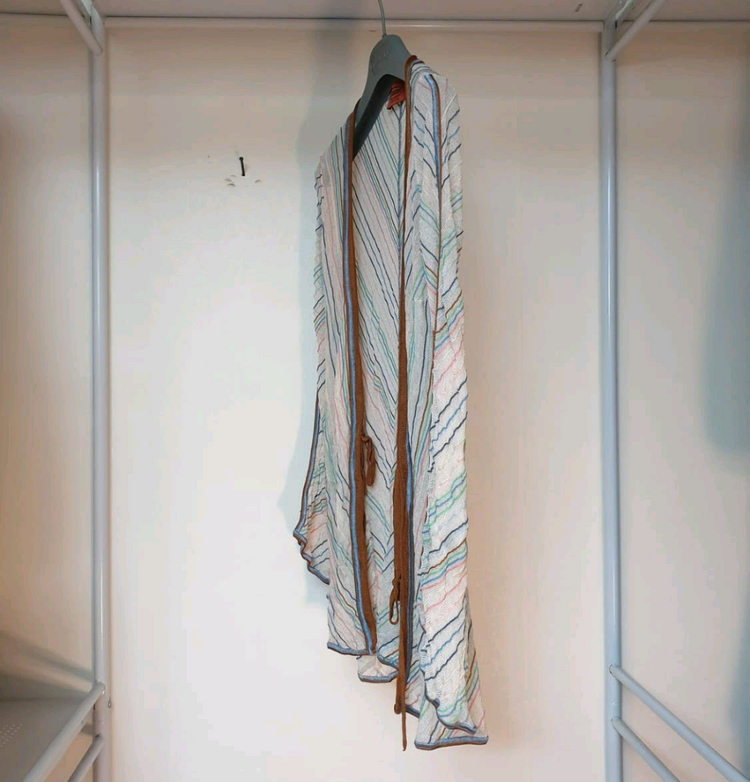 명품 MISSONI 미쏘니 벨슬리브 로브스타일 랩가디건 M--2