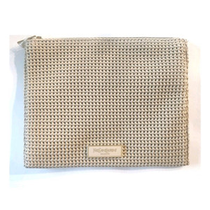 입생로랑 뷰티 정품 플랫 파우치 베이지/블랙 택1