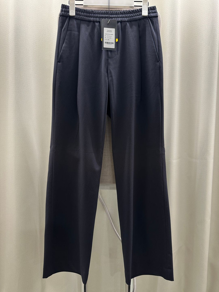 [26] 무신사 스탠다드 원 턱 와이드 밴딩 슬랙스 [아이언 그레이]--1