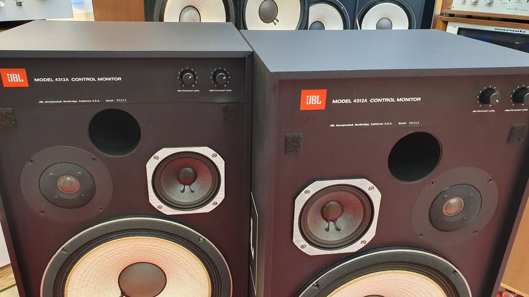 JBL-4312A블랙스피커/JBL4312A 스피커/민트급/그릴포함 이미지