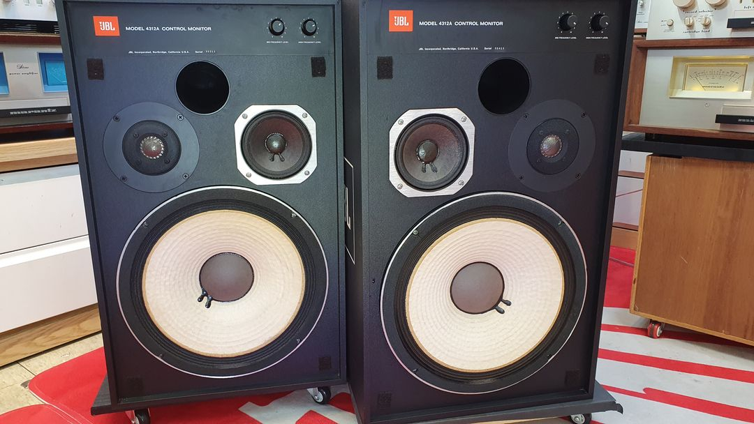 JBL-4312A블랙스피커/JBL4312A 스피커/민트급/그릴포함 이미지