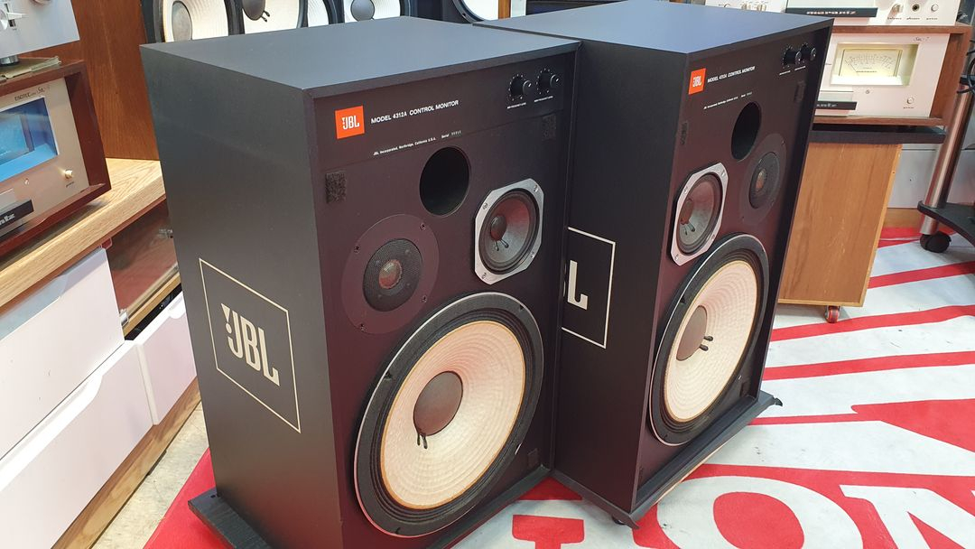 JBL-4312A블랙스피커/JBL4312A 스피커/민트급/그릴포함 이미지