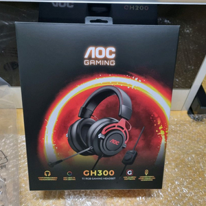 (미개봉) 알파스캔 AOC GH300 7.1채널 RGB 게이밍 헤드셋