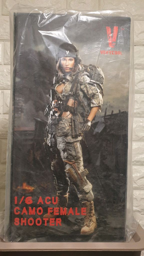 1/6 12인치 베리쿨 VCF-2026 여성 밀리터리 피규어--3