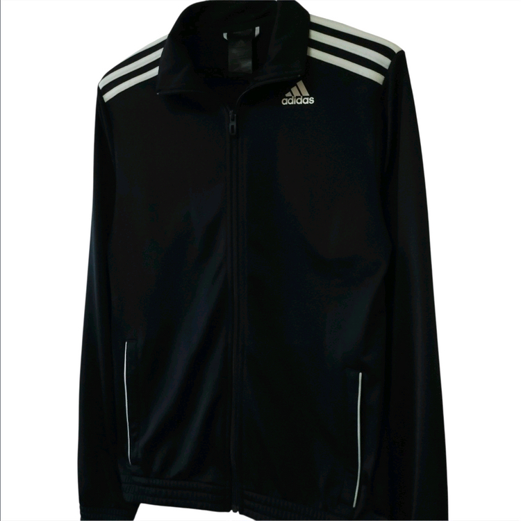 아디다스 져지 블랙 여성95M 트랙탑--2