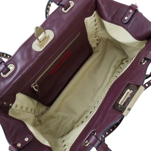 정품 발렌티노 카프스킨 금장 락스터드 2-WAY--9