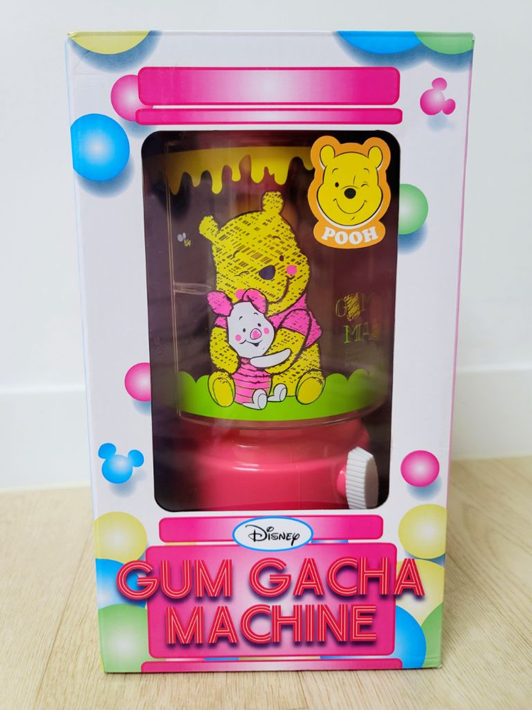 디즈니 곰돌이 푸우 캔디 머신 가챠 피규어 장식 수납 인테리어 간식 보관함 사탕통--6