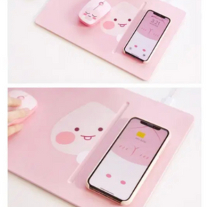 카카오프렌즈 고속무선충전 마우스패드 리틀어피치