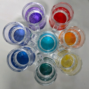 무지개 우주 레진 아트 소주잔