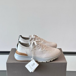 브루넬로 쿠치넬리 니트 러너 스니커즈