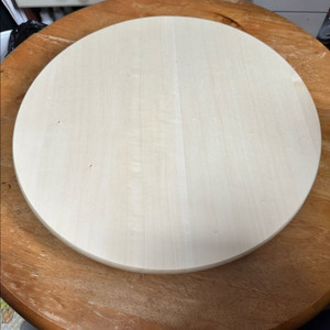 이케아 SNUDDA 원목 회전트레이 39cm