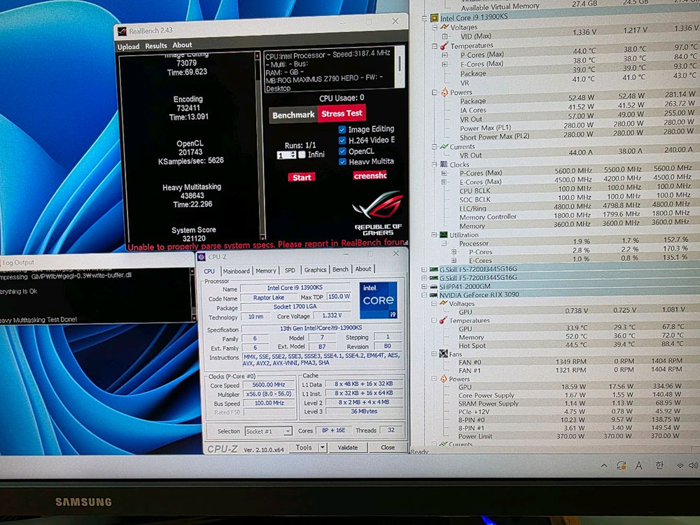 13900KS + 3090 게이밍PC 본체 팝니다. 이미지