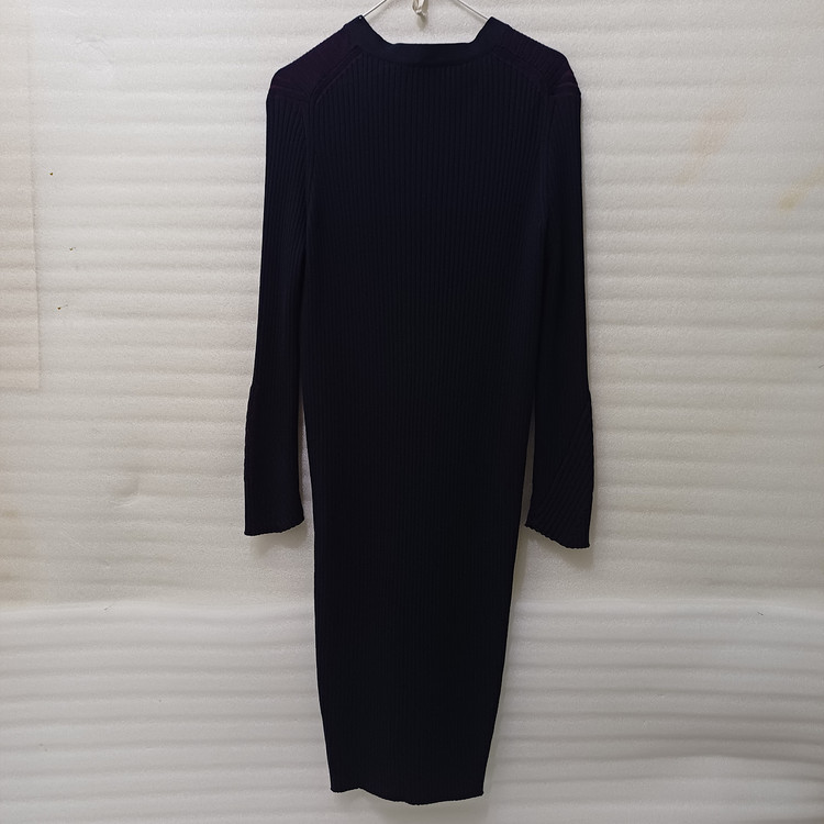 한섬 랑방 울 니트 얇은 골지 롱 가디건 여성 90 F 사랑봉봉--1