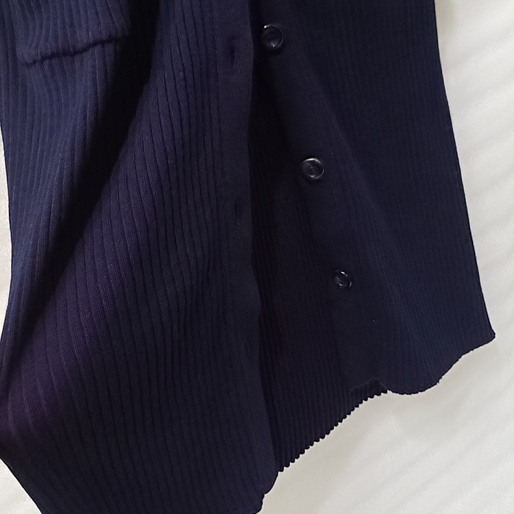 한섬 랑방 울 니트 얇은 골지 롱 가디건 여성 90 F 사랑봉봉--5