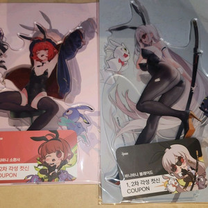 쿠폰O) 던파 블레이드/소환사 바니바니 아크릴 스탠드 세트 판매(미개봉) 이미지